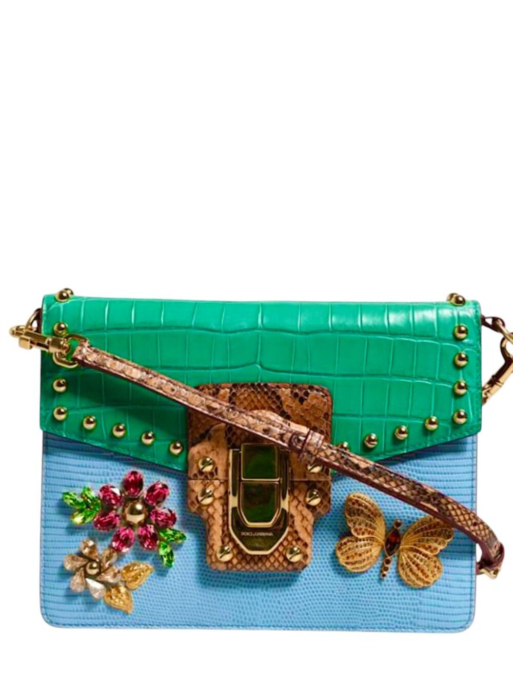 Dolce & Gabbana  Lizard Lucia NEW